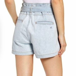 DL1961 Camille Paperbag Waist Denim Shorts